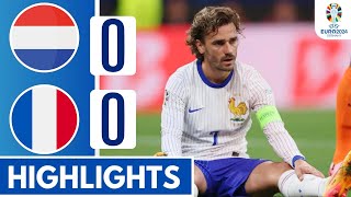 Netherlands vs France 00 • All Goals amp Highlights • EURO 2024 [upl. by Malamud]