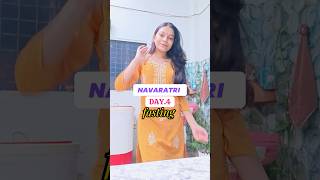 Mini Vlog  Navaratri Day4 What I eat in a DAY fasting trending trendday4 decoration [upl. by Anabella]