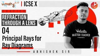 Refraction through a Lens L4  Principal Rays for Ray Diagrams  ICSE Class 10 Physics  Vedantu [upl. by Ofella]