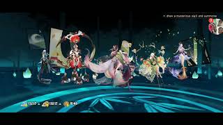 Onmyoji Global Team testing  Bakatare trio with Sea land couple [upl. by Iarised]