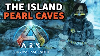 All Pearl Cave Locations  The Island  ARK Survival Ascended [upl. by Harding]