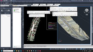 Covadis 182 et Autocad Map 3D 2025 import fichier SCAN 3D [upl. by Alolomo]