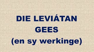 DIE LEVIÁTAN GEES en sy werkinge Tiaan Gildenhuys [upl. by Grata659]