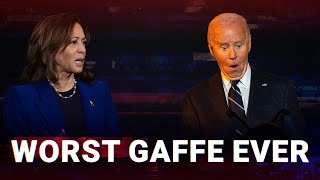 Kamala Harris abandons ‘creepy’ Joe Biden after worst gaffe ever [upl. by Aneehs]