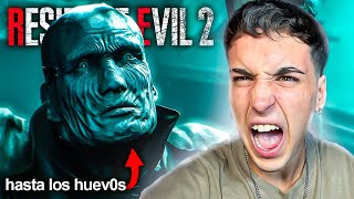 👮‍♂️Leon Kennedy VS Tyrant ☠️ Resident Evil 2 Remake COMPLETO 2 [upl. by Neelyhtak]