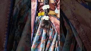 Hair style saree function shots trendingshortsviralshort ytshorts [upl. by Bollinger]