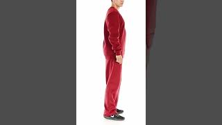 mens solid sweatpants and pullover set [upl. by Zurc180]