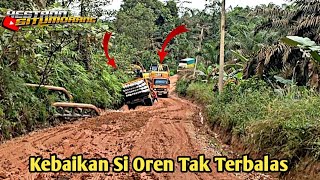 Tak Tega Melihat Temannya Sudah Tiga Hari Terpuruk Si Oren Langsung Turunkan Alat Berat [upl. by Gaw]