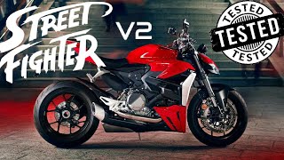 2022 Ducati Streetfighter V2  Tested [upl. by Dorree]