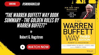 The Warren Buffett Way  Book Summary  The Golden Rule  Warren Buffett [upl. by Auhoj]