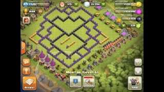 Clash of Clans TH9 Base Design Walkthrough [upl. by Cartie]