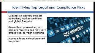 2024 Ethics and Compliance Program Priorities and Trends [upl. by Hieronymus818]