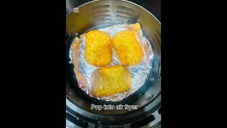 Frozen Air  Fried Hash browns quickrecipe frozenfood potatosnacks food cooking recipe [upl. by Oakie]