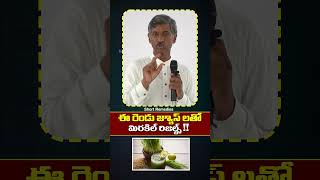 ఈ రెండు జ్యూస్ లతో మిరకిల్ రిజల్ట్స్  health tips telugu remedy shorts yt homelytips juice [upl. by Bandeen]