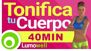 Rutina de Ejercicios para Adelgazar y Tonificar Todo el Cuerpo en Casa  40 Minutos [upl. by Payson]