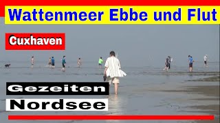 Wattenmeer Ebbe und Flut  Gezeiten Nordsee Ebbe und Flut [upl. by Volkan]