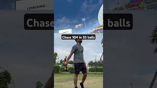 Epic Chase Batsmen need 104 runs in 53 balls CricketChase vrsports vrcricket cricketlovers [upl. by Demaggio]