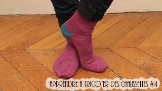 Tricot Cours de chaussettes 4 en collaboration avec Alice Hammer [upl. by Tavish]