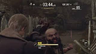 RESIDENT EVIL 4 REMAKE  LOS MERCENARIOS  LEON  PUEBLO [upl. by Eenhpad700]