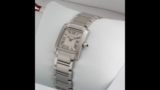 EWC Review  Stunning Ladies Cartier Tank Francaise [upl. by Anglim966]