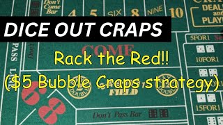 Make Money with 300 Rack the Red Craps Strategy craps best gaming money fun [upl. by Alix]