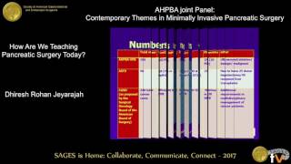 How are we teaching pancreatic surgery today [upl. by Vachill]