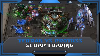 StarCraft 2 RuFF Highlight Scrap Trading [upl. by Sokairyk]