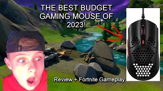 THE BEST BUDGET GAMING MOUSE ON THE MARKET  HyperX Pulse Haste Review  Fortnite Gameplay [upl. by Gerladina128]