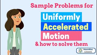 Uniformly Accelerated Motion Part II Simple Problem solving in Tagalog [upl. by Hakceber]