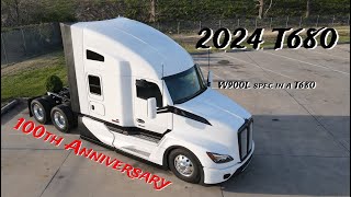 First Look 2024 T680 100th Anniversary trucking kenworth truck custom 100thanniversary drone [upl. by Anderson799]