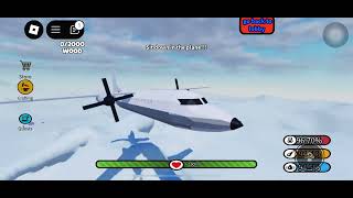 Uruguayan air force flight 571 plane crash in roblox [upl. by Esihcoc]