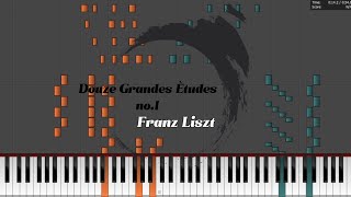 Franz Liszt  Douze Grandes Ètudes no1 S137 [upl. by Birkett]