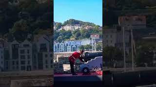 Boom Watch Guernsey’s Iconic Noonday Gun Fire [upl. by Veronike621]