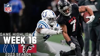 Indianapolis Colts vs Atlanta Falcons Game Highlights  NFL 2023 Week 16 [upl. by Nahtanaoj]