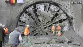 Durchschlag am KaiserWilhelmTunnel in Cochem auf nkwtde [upl. by Ehpotsirhc]