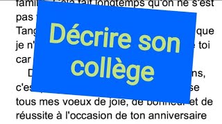 الدرس رقم 17 من الدورة الاولى من كتاب پاسغيل Décrire son collège كيفية التحدث عن إعداديتك ♥️♥️ [upl. by Irelav]