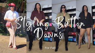 How to Style Button Downs for Fall [upl. by Zailer]