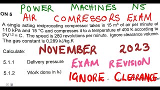 Power Machines N5 Air Compressors November 2023 mathszoneafricanmotives [upl. by Ennairol]