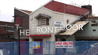 Demolition of Red Cow Pub Lenton Nottingham [upl. by Haliek810]