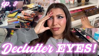 EPISODIO FINALE 😱DECLUTTER PALETTE OCCHI EYELINER MATITE 🗑️ MelissaTani [upl. by Pandora]