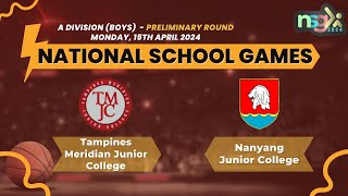 National School Games 2024  A Div  VICTORIA JUNIOR COLLEGE VS MILLENNIA INSTITUTE girls [upl. by Ahseele]