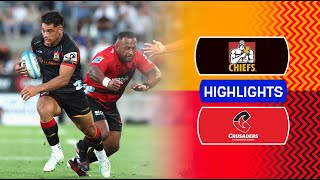 Super Rugby Pacific 2024  Chiefs v Crusaders  Round 1 Highlights [upl. by Hirschfeld680]