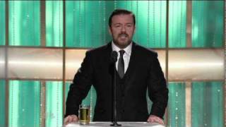 Golden Globes 2011  Ricky Gervais Opening Monologue [upl. by Brnaba]