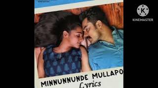 Unleashing the Official 8D Song of Minnunnunde Mullapole  from THARANGAM [upl. by Loris]