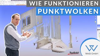 Wie geht man mit Punktwolken in TopSolidSteel um  TopSolid Tutorial [upl. by Selda]