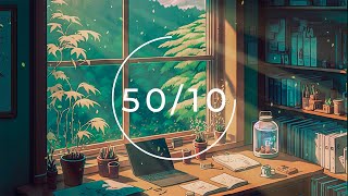 5010 Pomodoro Timer ★︎ Cozy Room with Lofi Music for Relaxing Studying and Working ★︎ 3 x 50min [upl. by Tur]