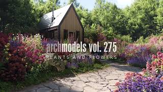 3D flowers for your garden  Archmodels vol 275 Launch trailer [upl. by Walling439]