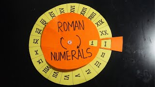 Roman Numericals working model  Maths Project Maths Working Model Maths tlm Maths Model [upl. by Buttaro]