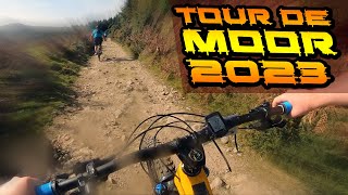 Racing in the Tour de Moor 2023 quotbeast modequot route [upl. by Weisler]