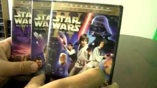 Star Wars on BluRay Unboxing amp Other Home Movie Versions [upl. by Pembroke]